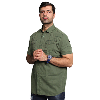 پیراهن کتان سایز بزرگ مردانه کد محصولcut5902